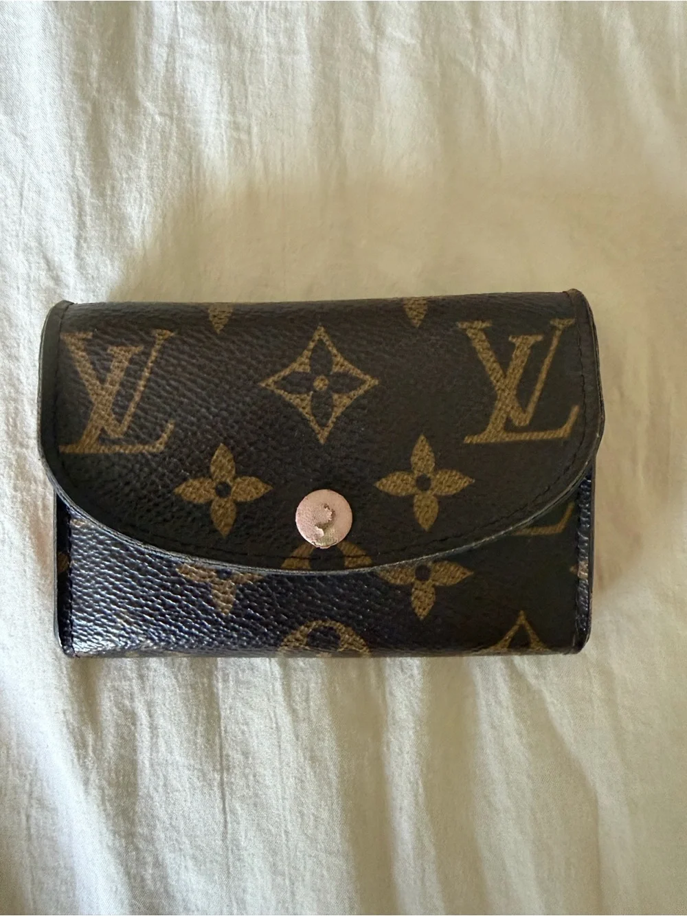 Louis Vuitton Victorine Wallet Monogram Canvas Rose Ballerine